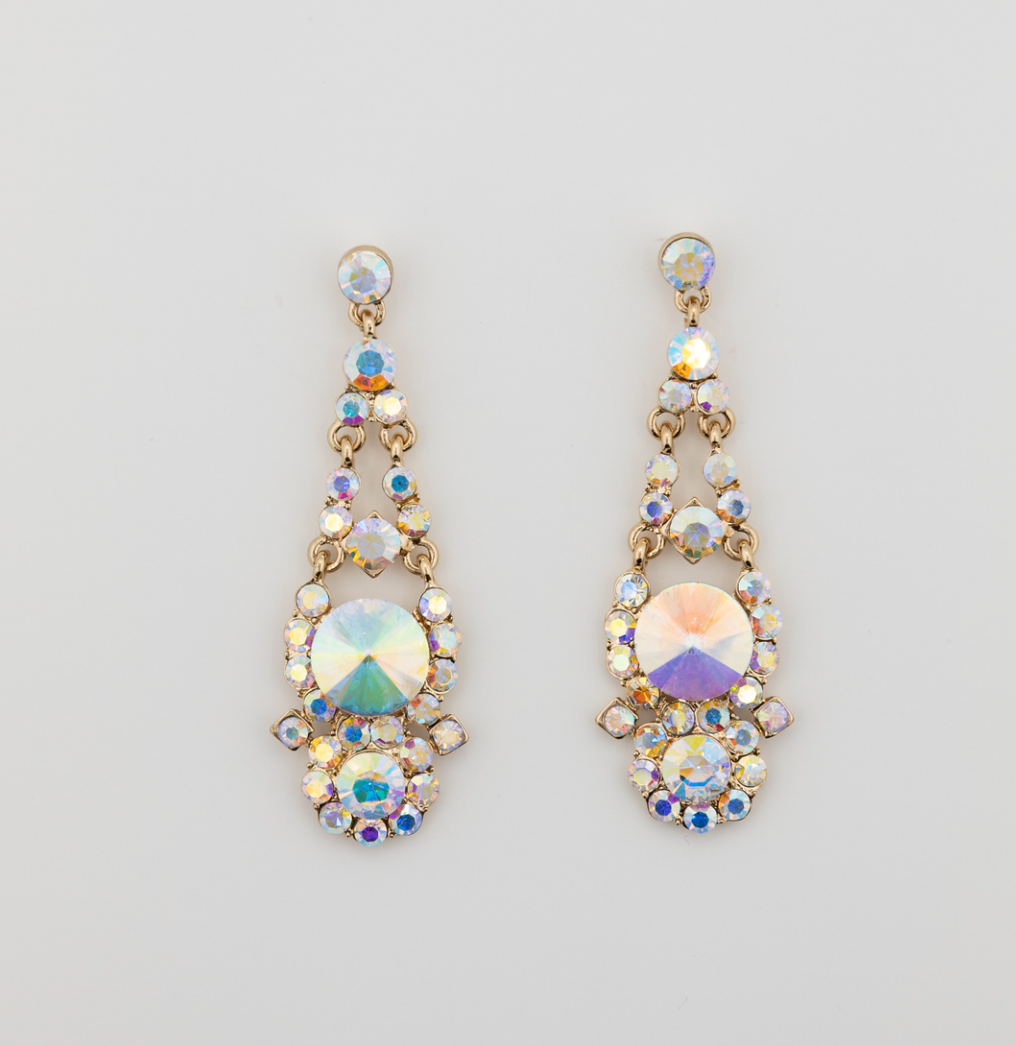 Ab crystal earrings for prom online