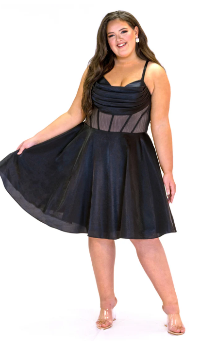 gold and black party dresses Michaela Lace Mini Dress – What Lo Wants