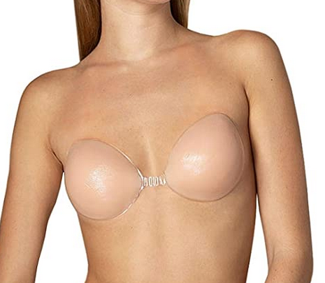 freebra New Invisible Bra, Adhesive Bra with 2 Shoulder Straps and 1 Back  Strap (Size: A, B, C, D) (A) : : Clothing, Shoes & Accessories