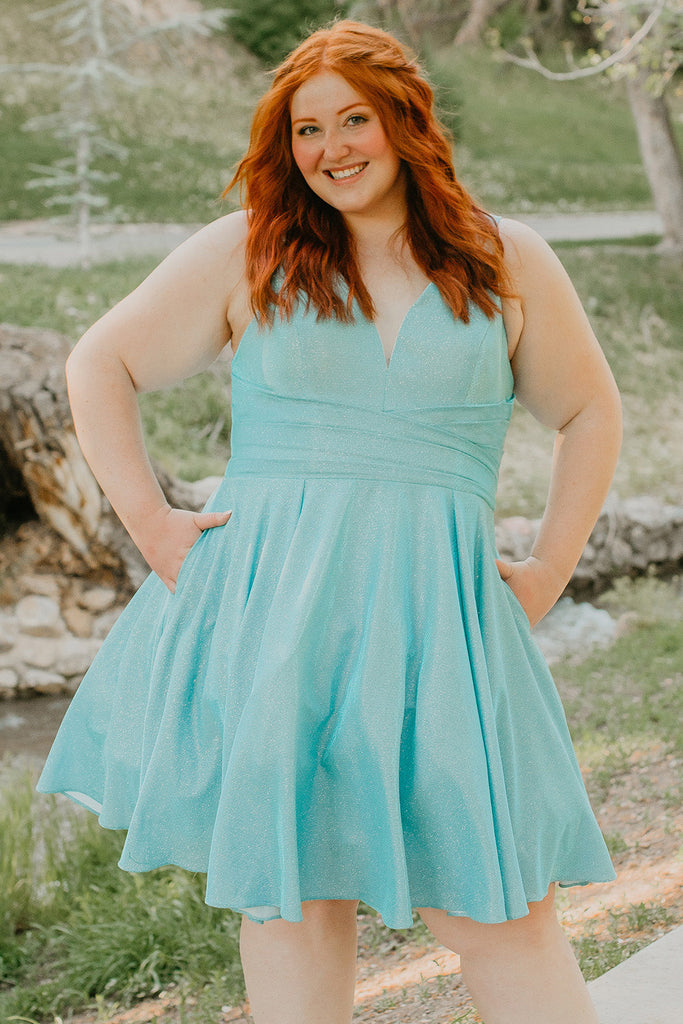 Tiffany Blue Plus Size Dress