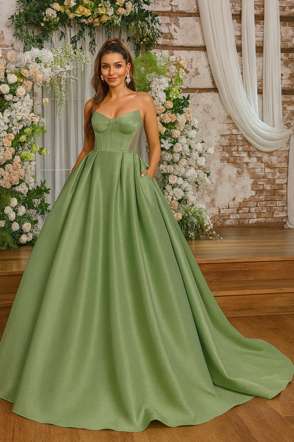 just female green dress JUST FEMALE Dress in Green