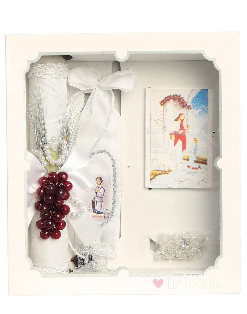Tip Top First Communion Candle Set #FC5244