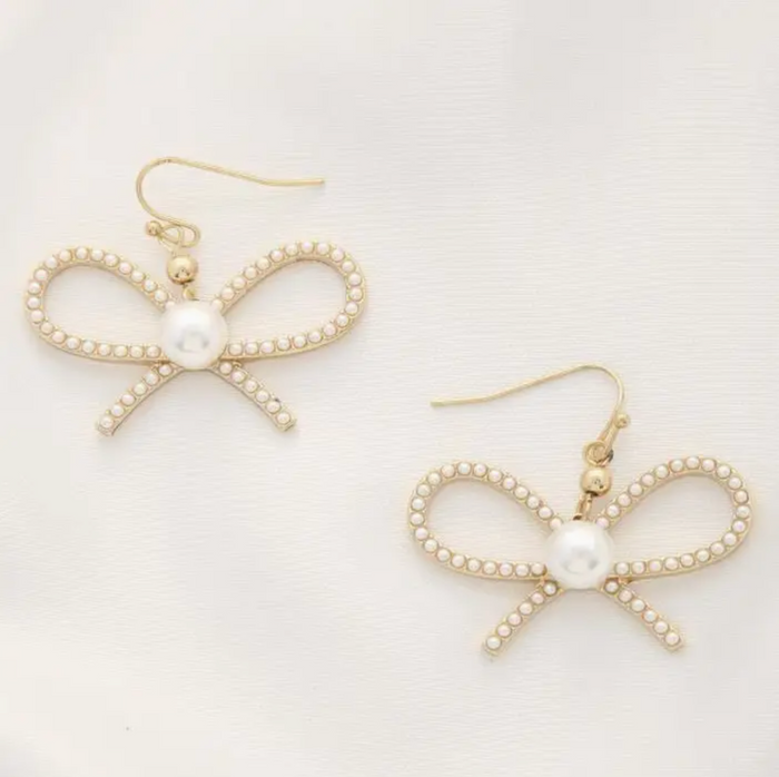 Gold Bow Dangle #111141