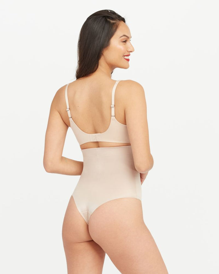 SPANX Women's Suit Your Fancy High-Waist Thong 
